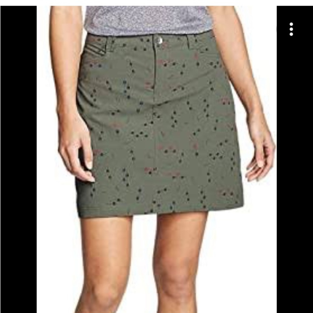 Eddie Bauer olive green skort size 6